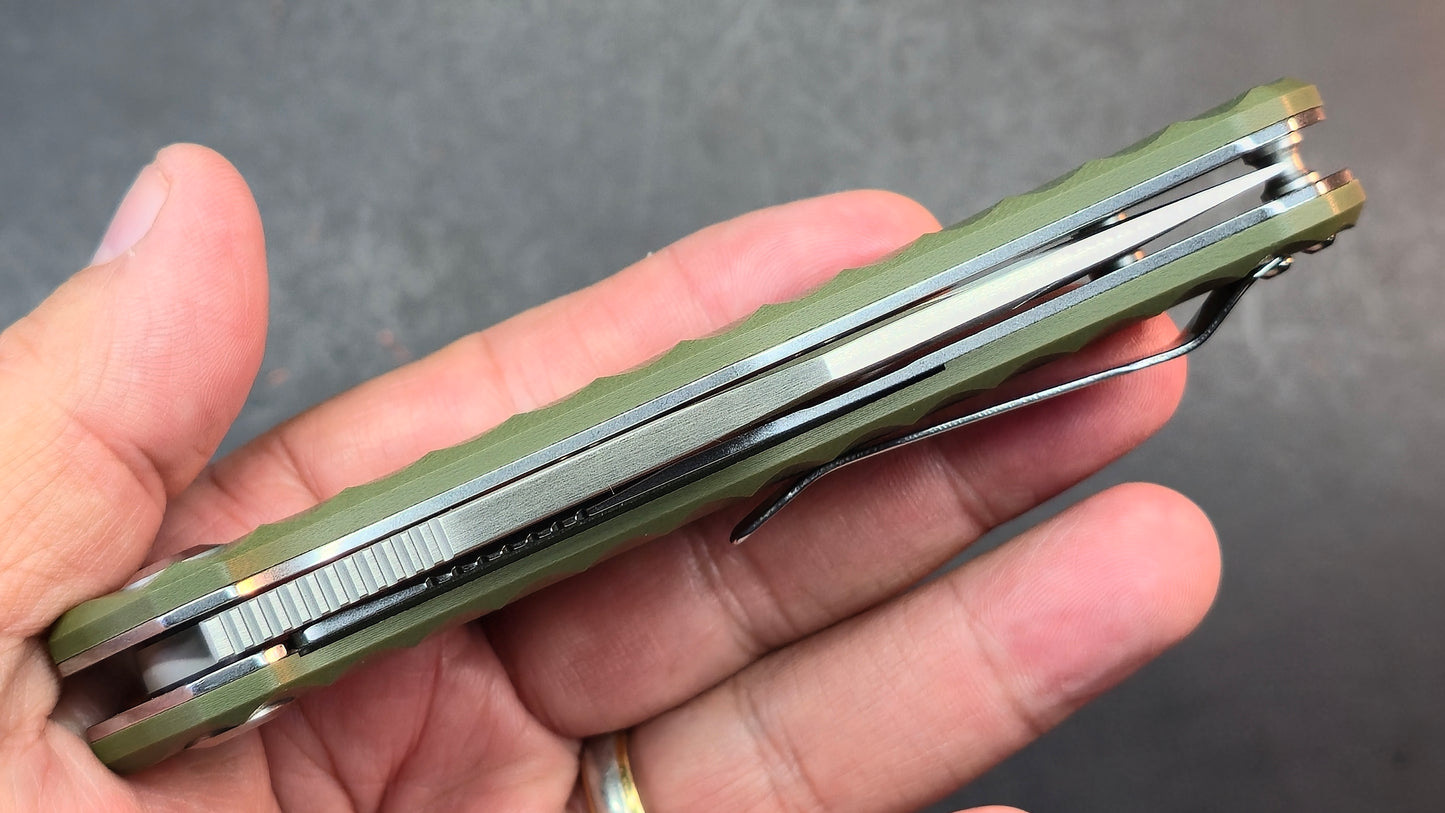 Sixleaf SL-35 Folding Knife G10 Handle 9Cr13MoV