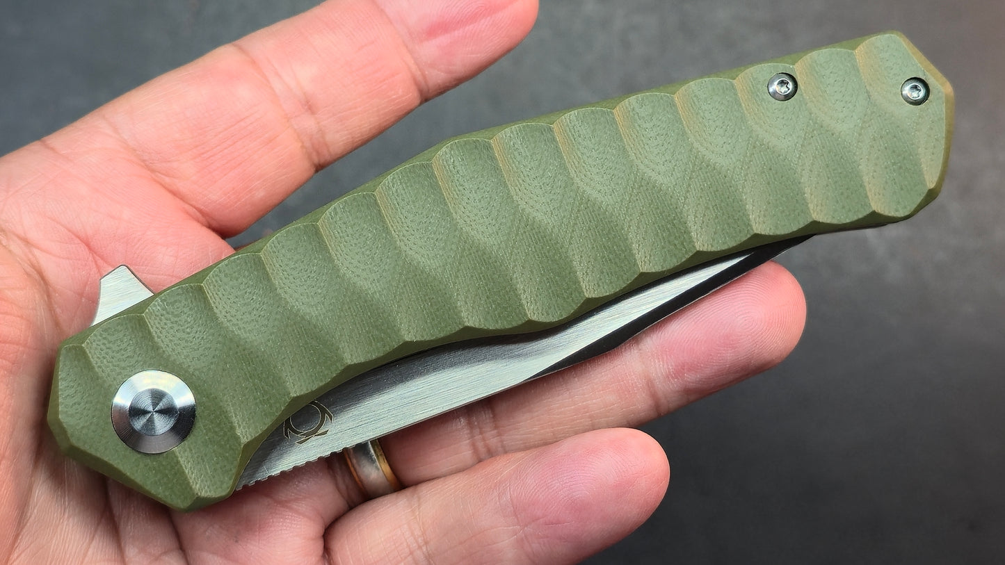 Sixleaf SL-35 Folding Knife G10 Handle 9Cr13MoV