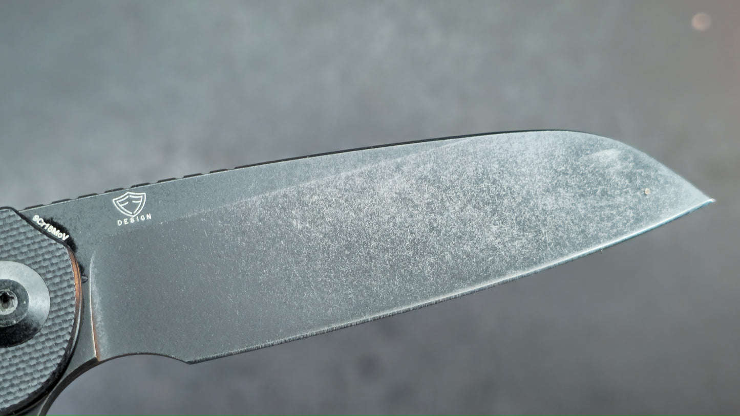 Sencut Kyril Folding Knife Black G10 Handle 9Cr18MoV