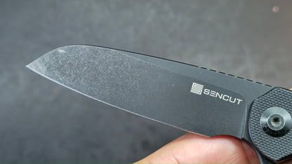 Sencut Kyril Folding Knife Black G10 Handle 9Cr18MoV