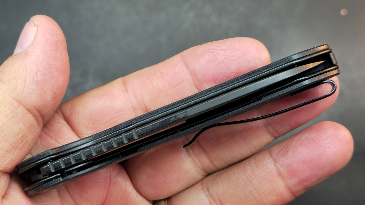 Sencut Kyril Folding Knife Black G10 Handle 9Cr18MoV