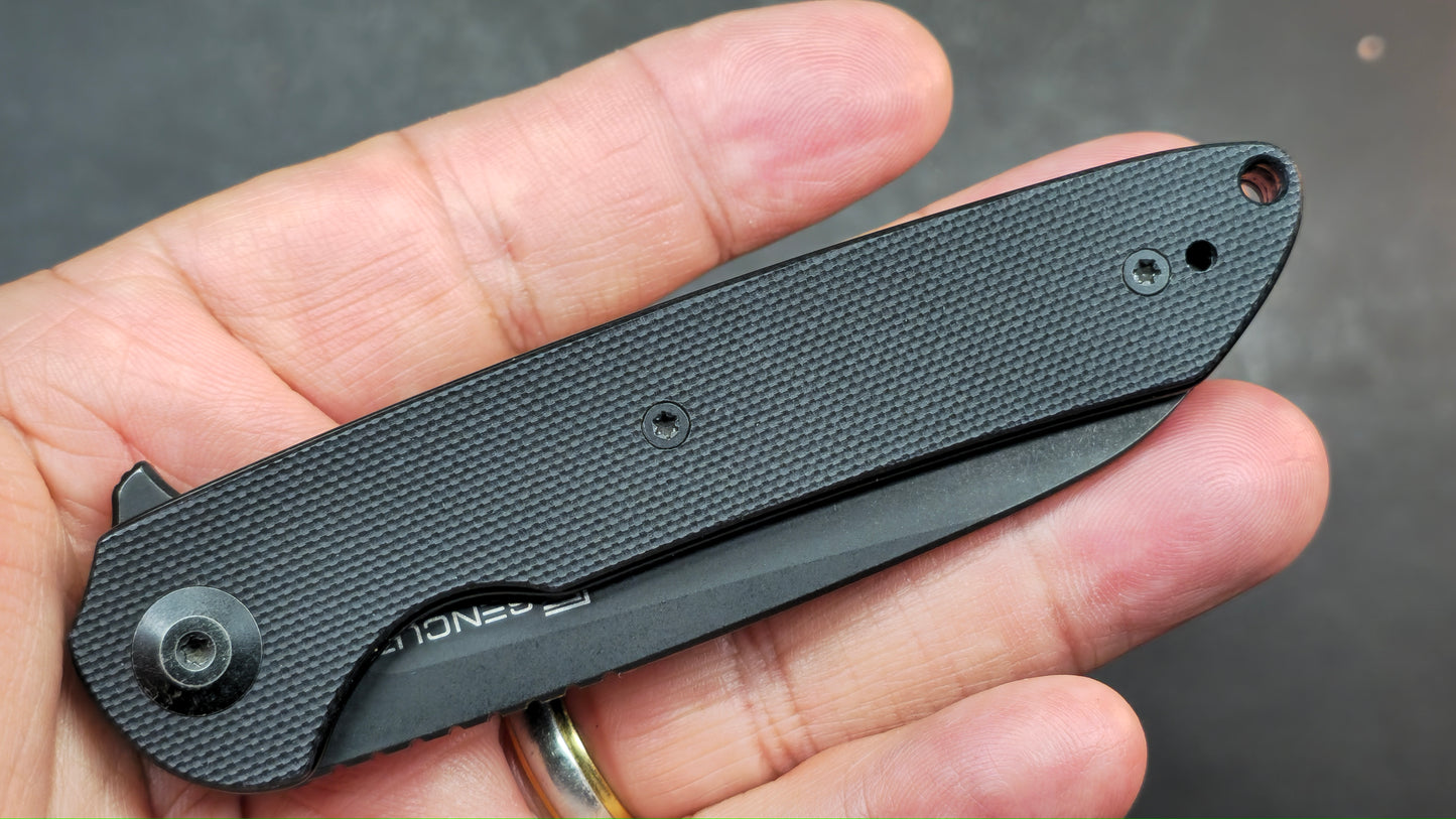 Sencut Kyril Folding Knife Black G10 Handle 9Cr18MoV