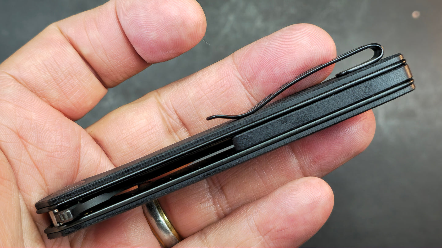 Sencut Kyril Folding Knife Black G10 Handle 9Cr18MoV