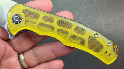 Civivi Praxis Folding Knife Polished Ultem Folding Knife 9Cr18MoV (DISCOUNT IN CART)