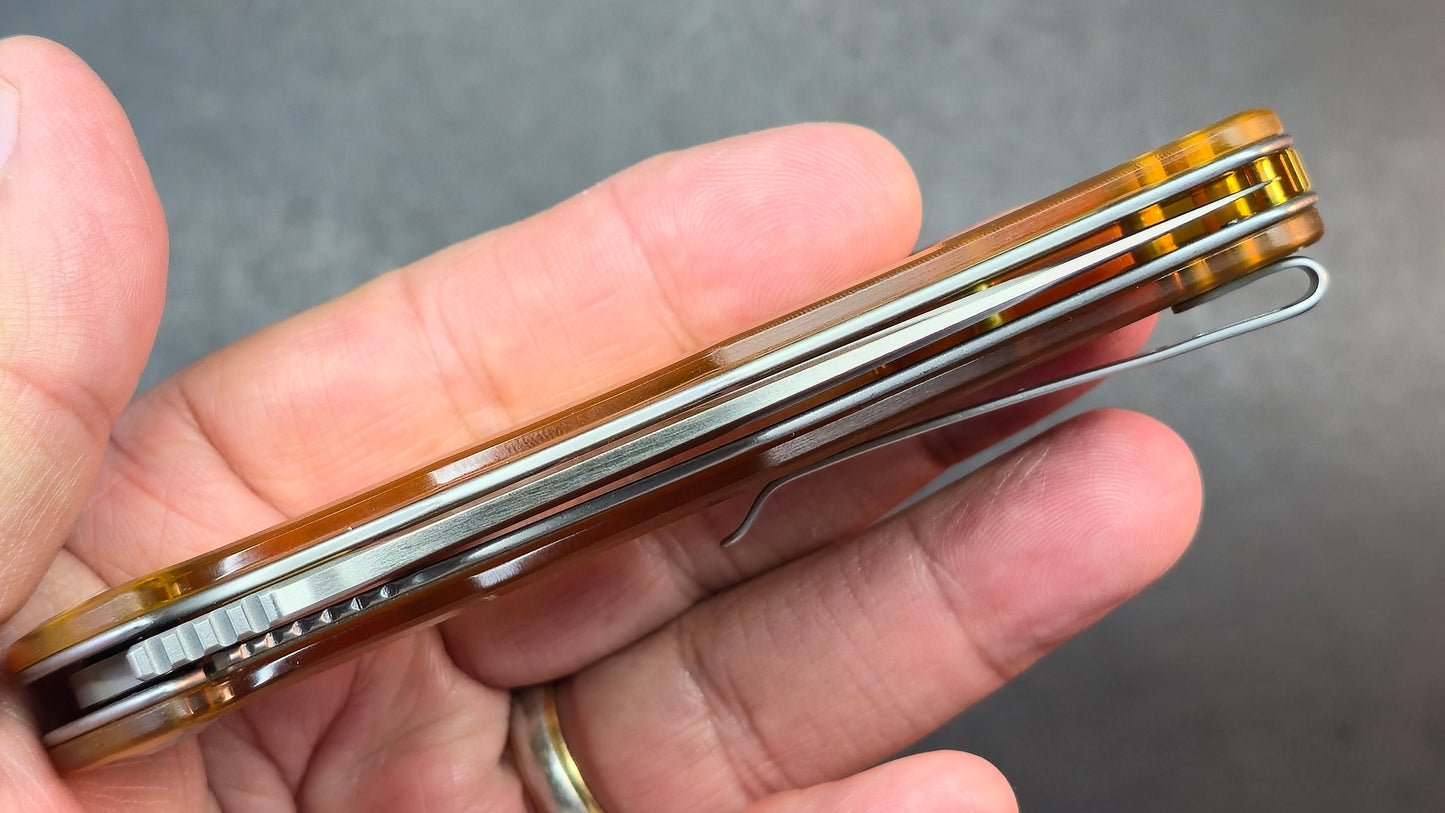 Civivi Praxis Folding Knife Polished Ultem Folding Knife 9Cr18MoV