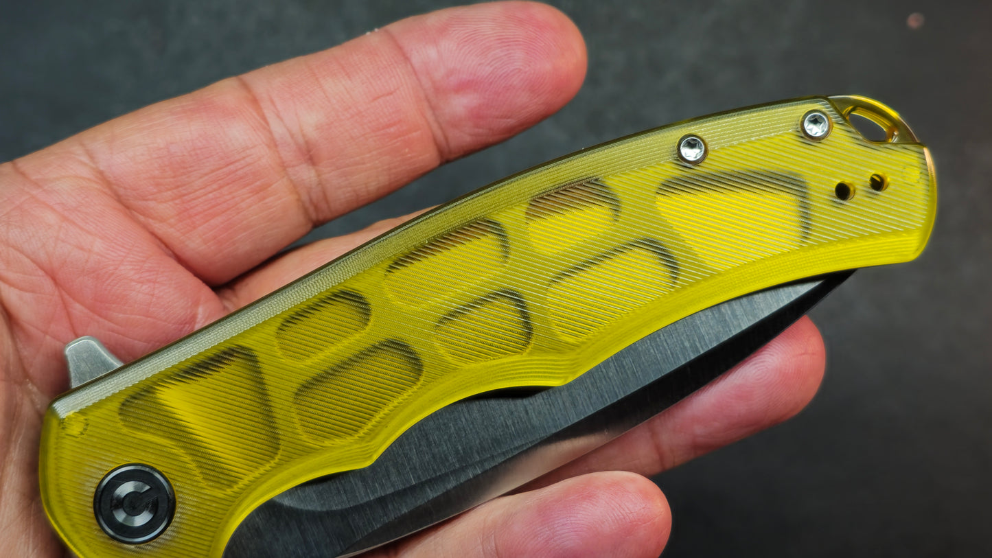 Civivi Praxis Folding Knife Polished Ultem Folding Knife 9Cr18MoV