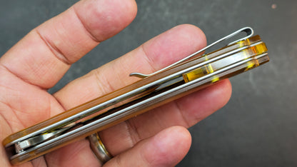 Civivi Praxis Folding Knife Polished Ultem Folding Knife 9Cr18MoV (DISCOUNT IN CART)