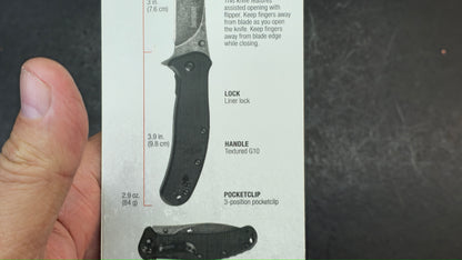 Kershaw Zing Assisted Opening Liner Lock Knife Black G-10 8CR13MOV