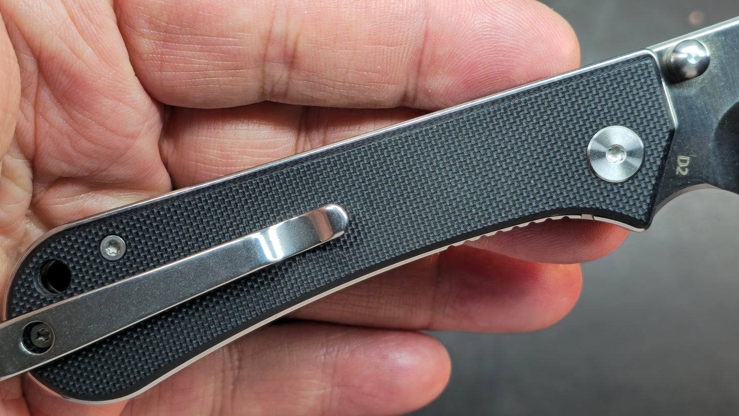 NUKNIVES Kumpanter Jade/Black G10 D2