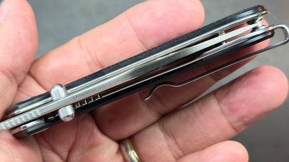 NUKNIVES Kumpanter Jade/Black G10 D2