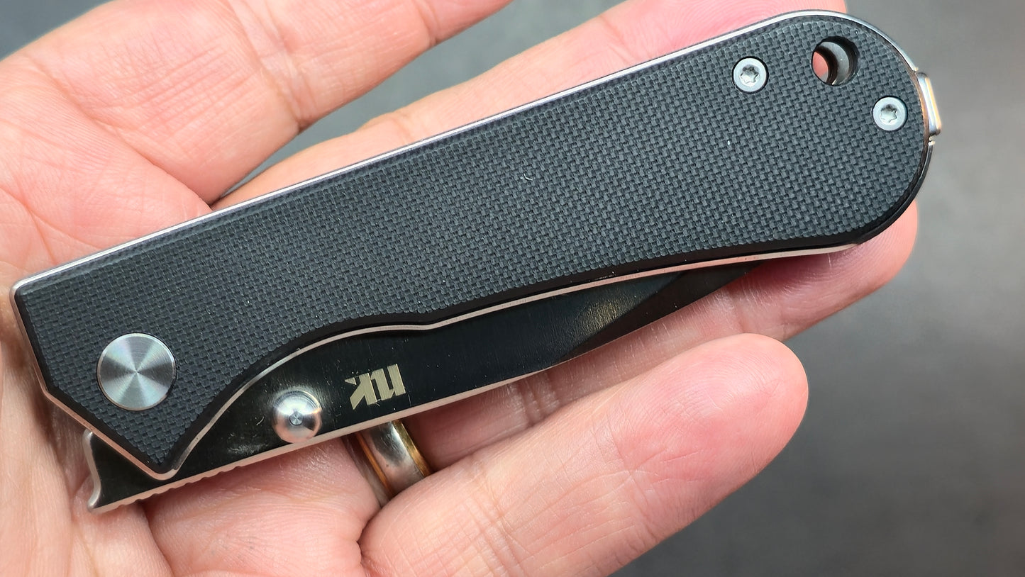 NUKNIVES Kumpanter Jade/Black G10 D2