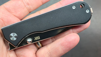 NUKNIVES Kumpanter Jade/Black G10 D2