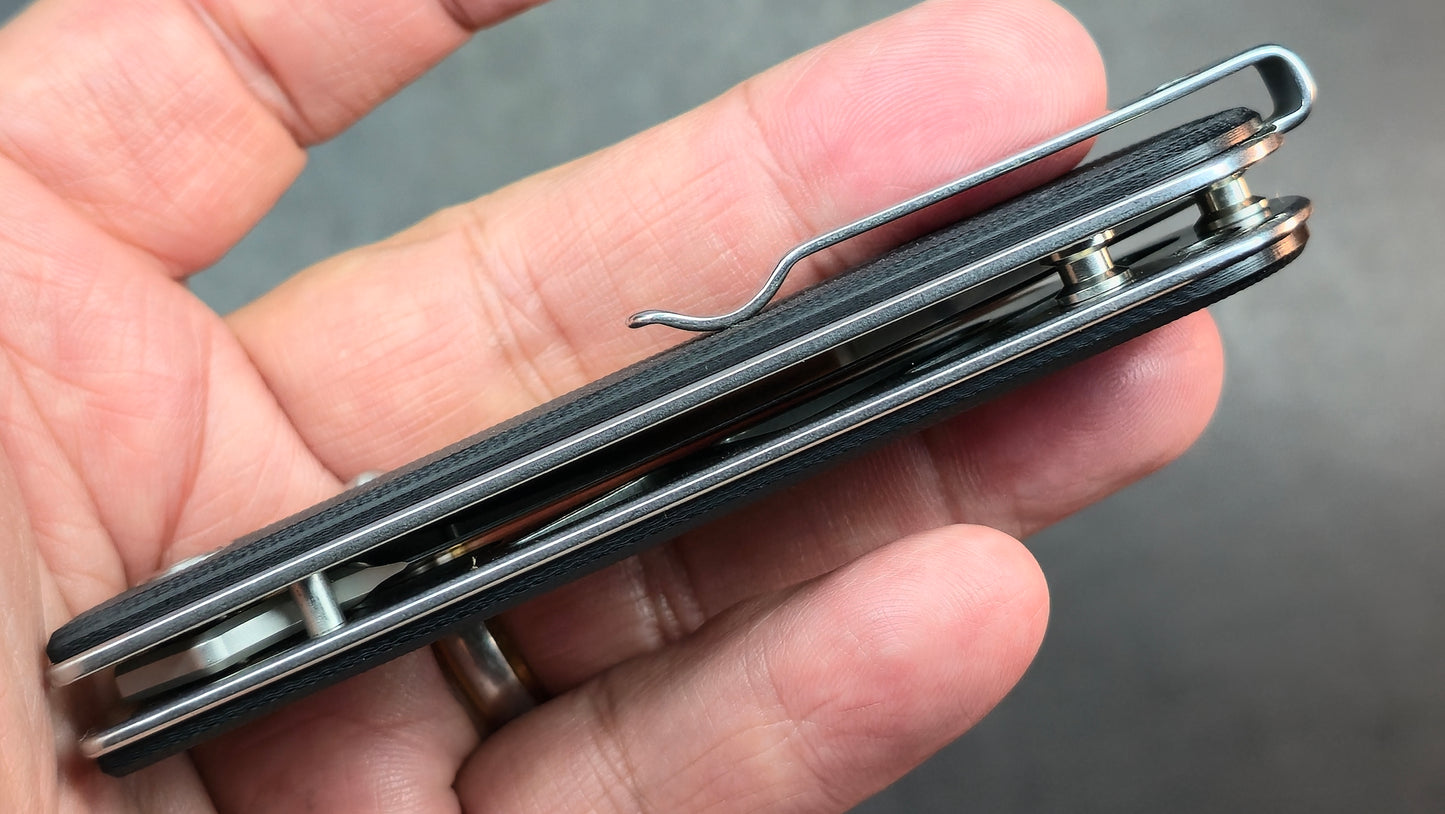 NUKNIVES Kumpanter Jade/Black G10 D2