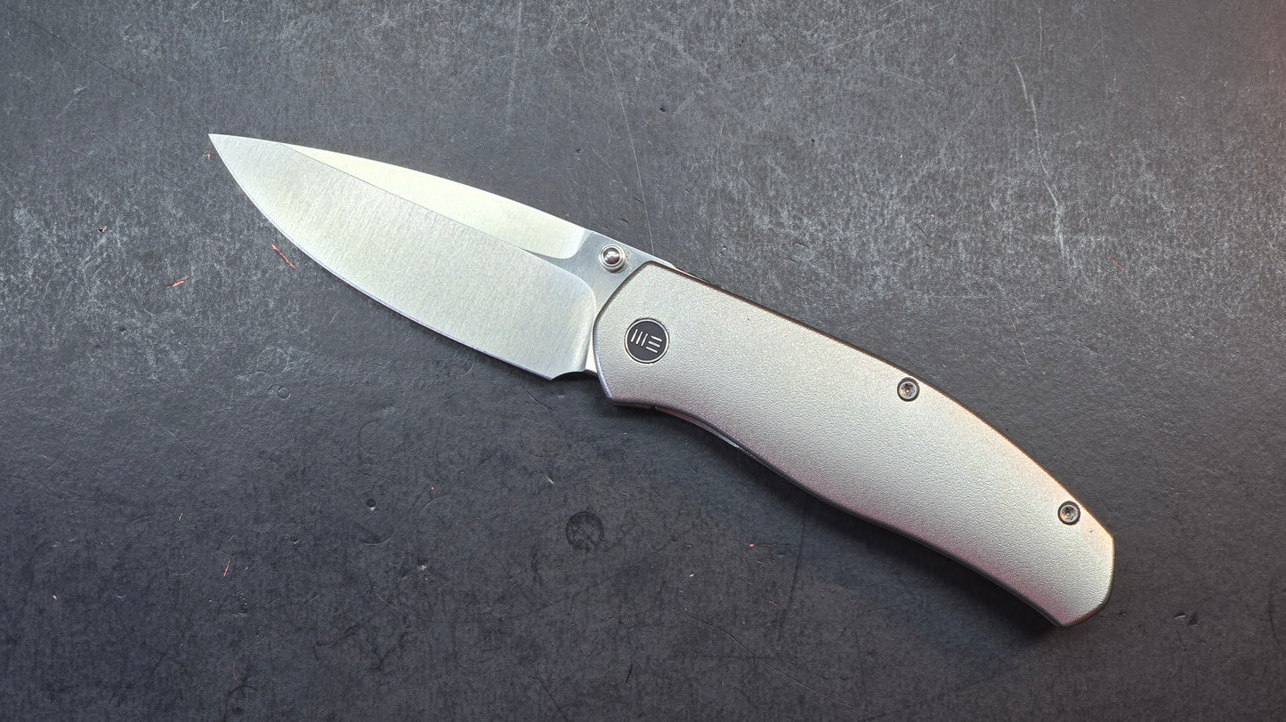 WEKNIFE Esprit Thumb Stud & Front Flipper Knife Titanium Handle (3.25" CPM 20CV Blade)