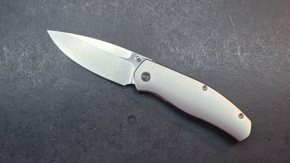 WEKNIFE Esprit Thumb Stud & Front Flipper Knife Titanium Handle (3.25" CPM 20CV Blade)