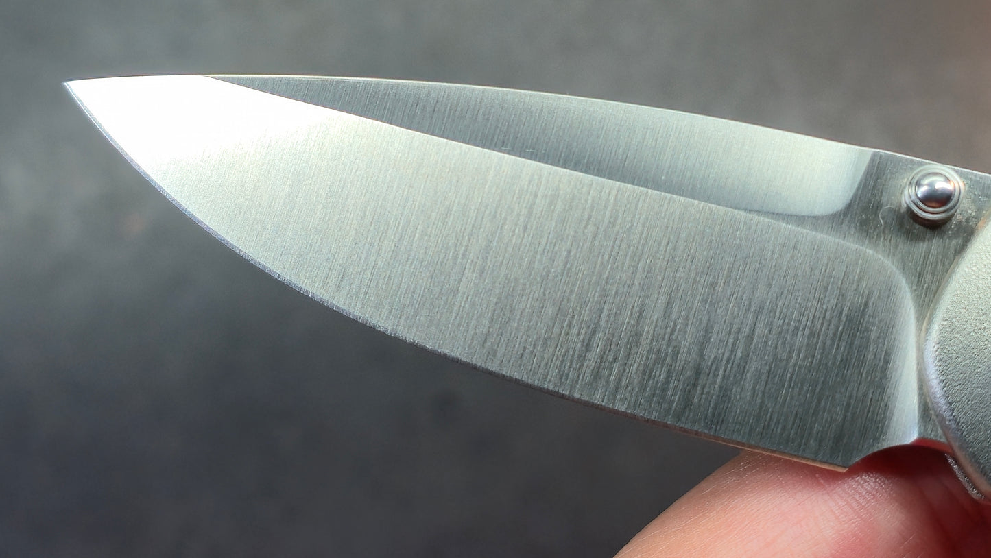 WEKNIFE Esprit Thumb Stud & Front Flipper Knife Titanium Handle (3.25" CPM 20CV Blade)