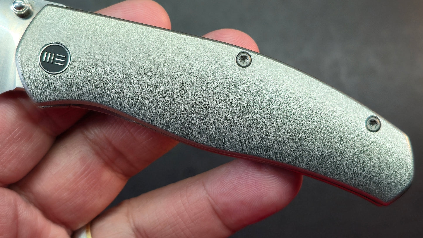 WEKNIFE Esprit Thumb Stud & Front Flipper Knife Titanium Handle (3.25" CPM 20CV Blade)