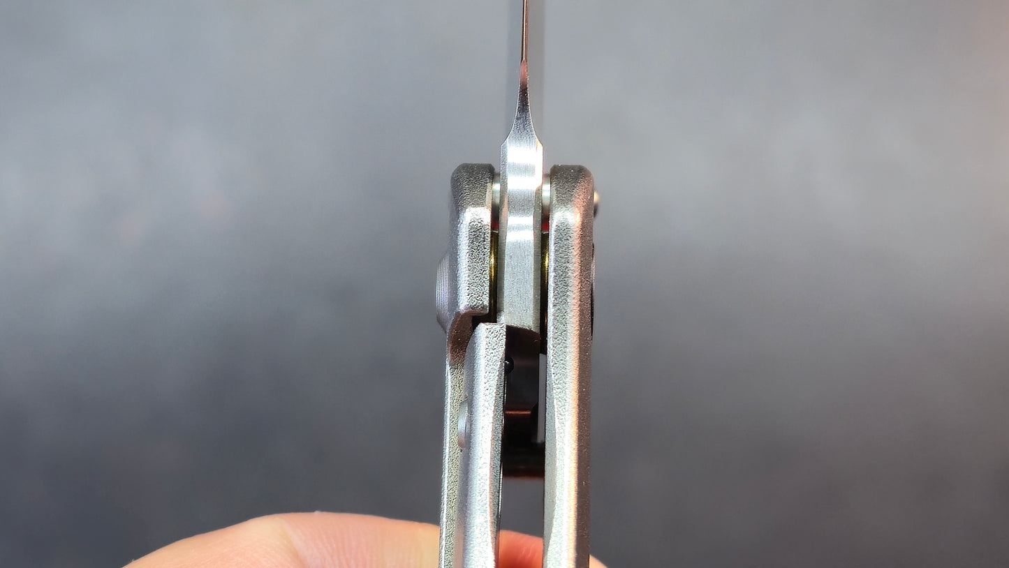 WEKNIFE Esprit Thumb Stud & Front Flipper Knife Titanium Handle (3.25" CPM 20CV Blade)