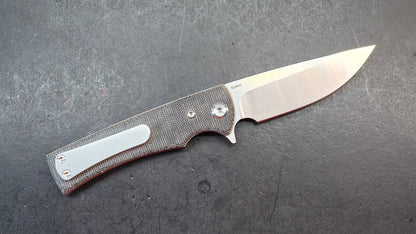 Chaves Blue Label Liberation Street Folding Knife Black Micarta Handle Elmax