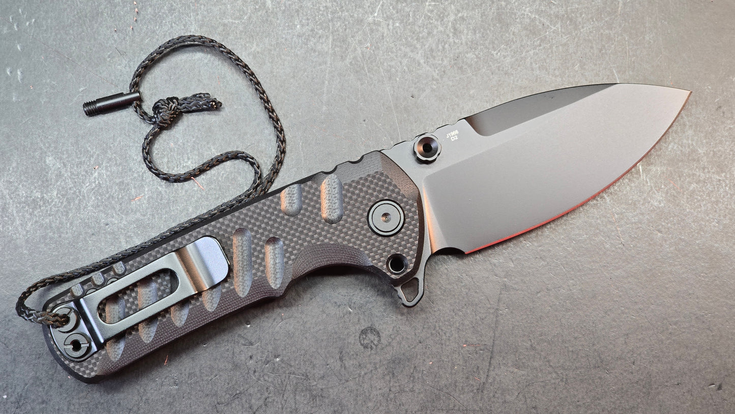 CJRB Tundra Folding Knife Black G10 Handle D2