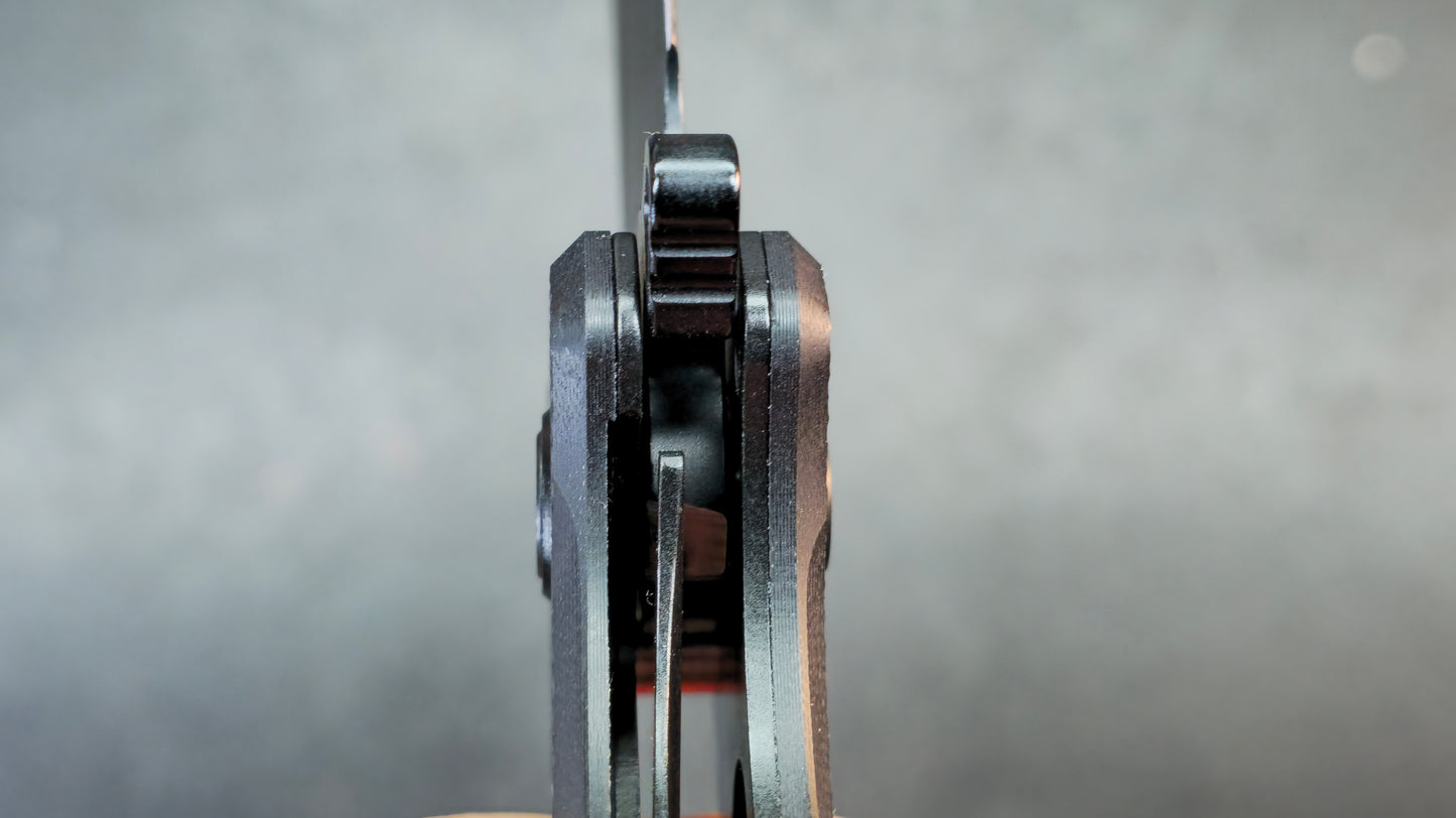 CJRB Tundra Folding Knife Black G10 Handle D2