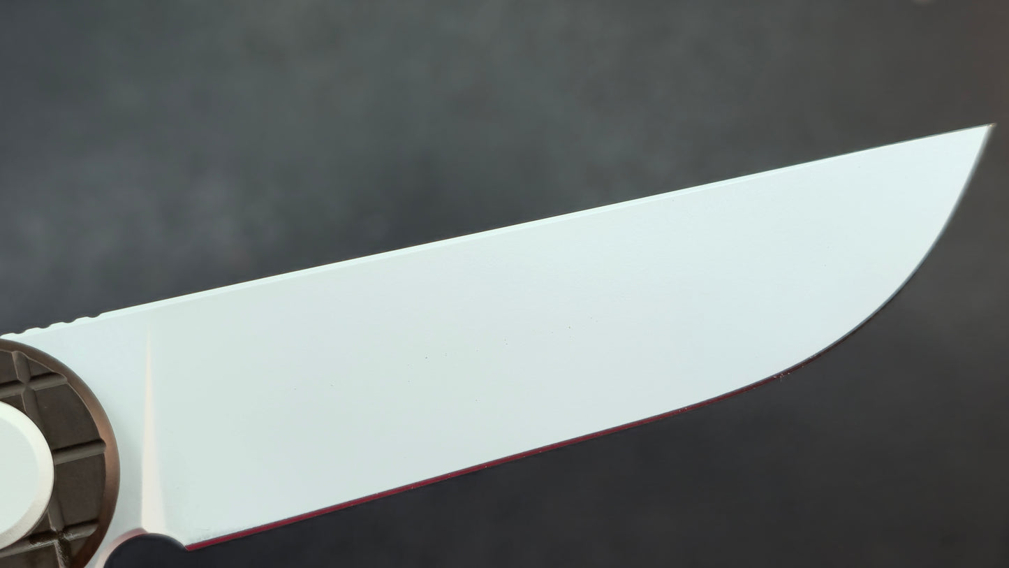 Maxace Nebula Folding Knife Titanium/Cerakote Handle Magnacut