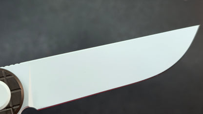 Maxace Nebula Folding Knife Titanium/Cerakote Handle Magnacut