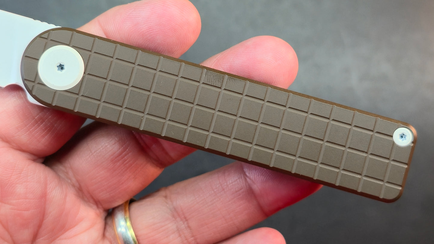 Maxace Nebula Folding Knife Titanium/Cerakote Handle Magnacut