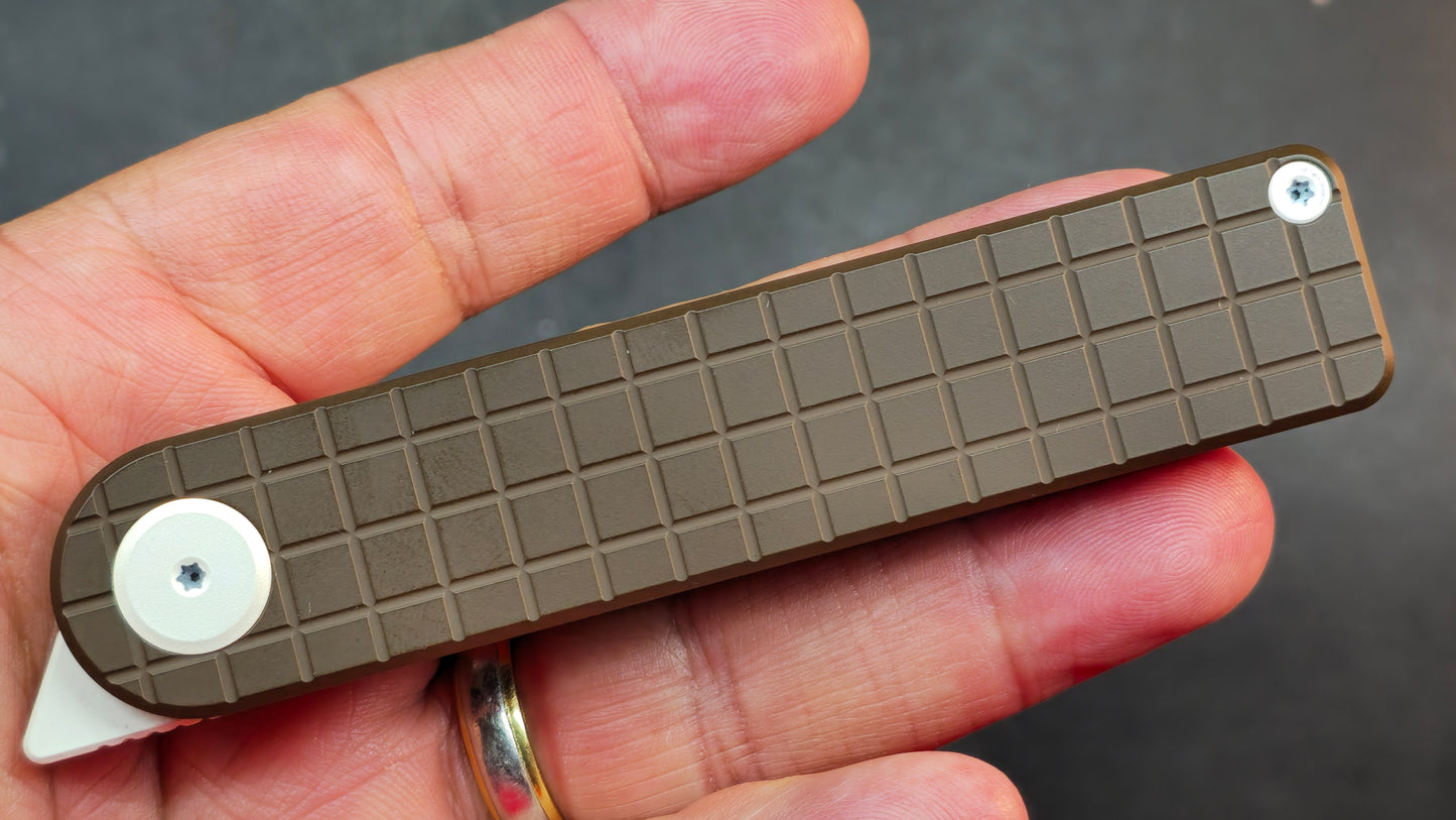 Maxace Nebula Folding Knife Titanium/Cerakote Handle Magnacut