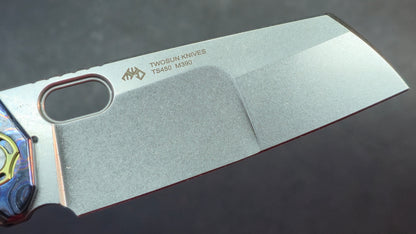 Twosun TS450 Titanium/Zircuti Zirconium Handle M390