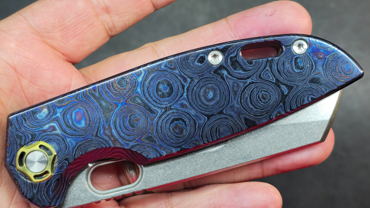 Twosun TS450 Titanium/Zircuti Zirconium Handle M390