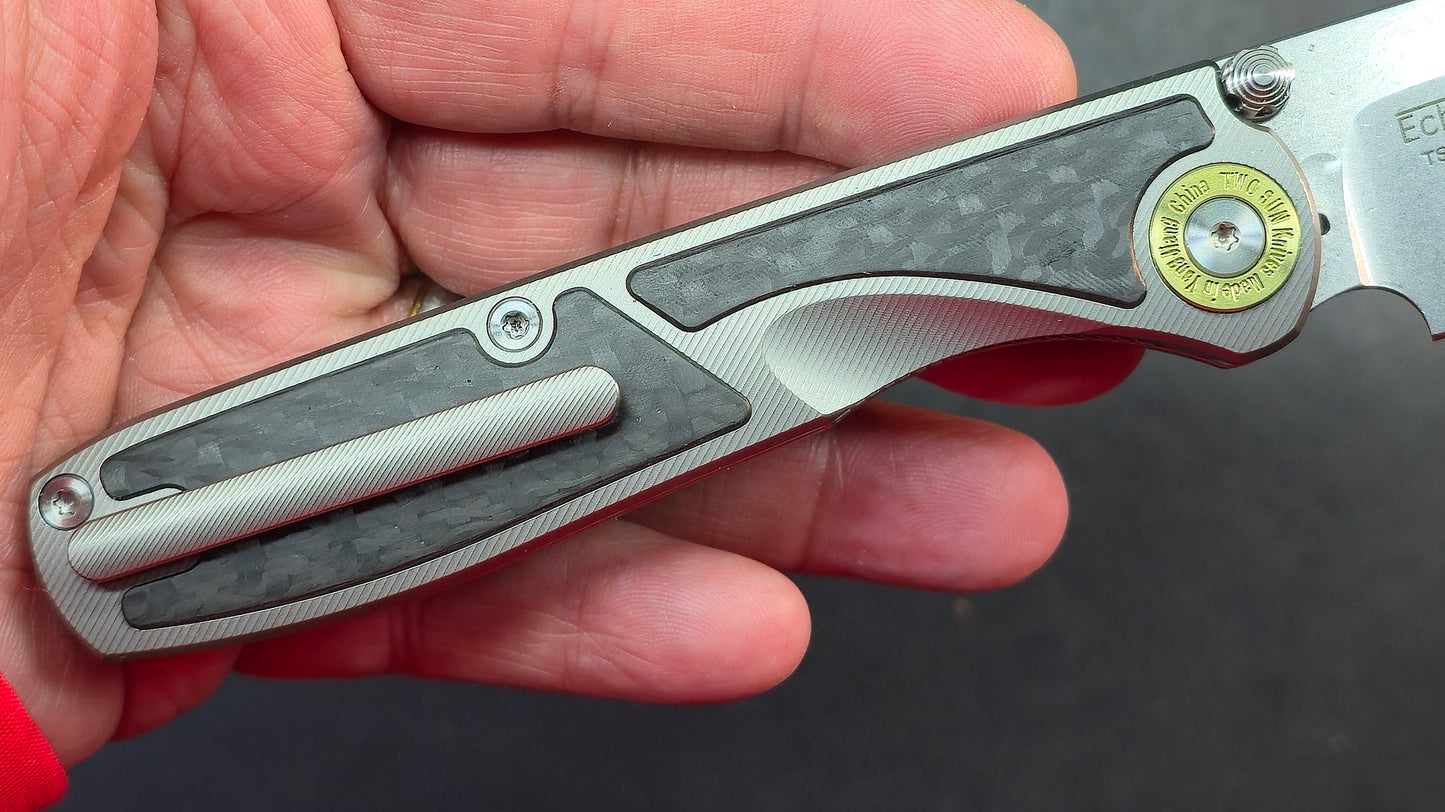 TwoSun TS577 Titanium/Carbon Fiber Handle K110