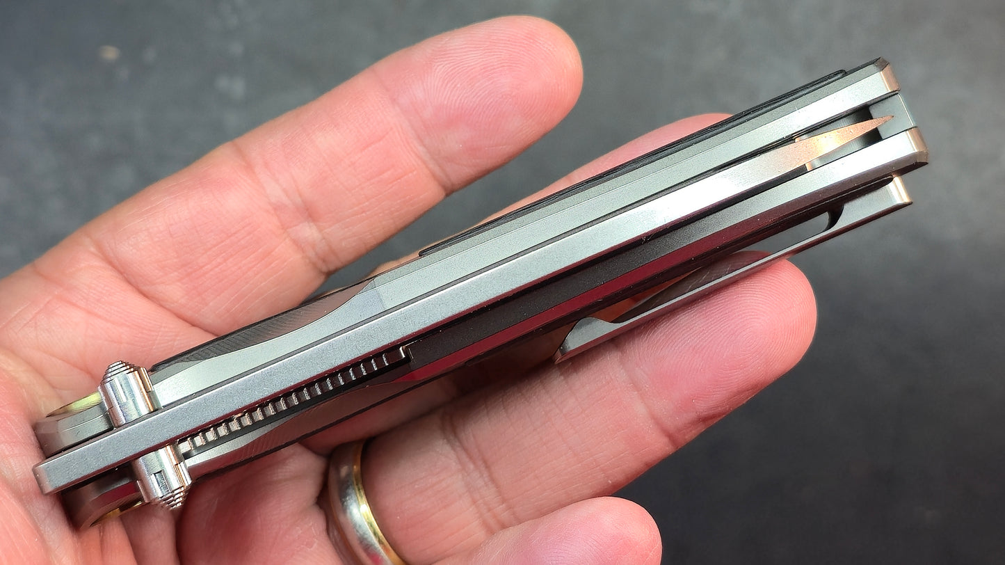 TwoSun TS577 Titanium/Carbon Fiber Handle K110