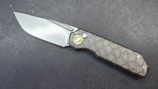 TwoSun TS588 Button Lock Fire/Gray Titanium Handle K110