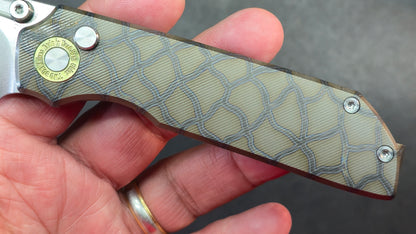 TwoSun TS588 Button Lock Fire/Gray Titanium Handle K110