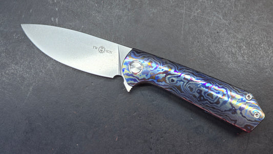 TwoSun TS223 Timascus Handle M390