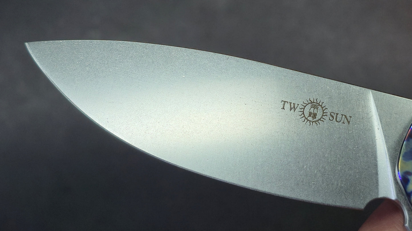 TwoSun TS223 Timascus Handle M390
