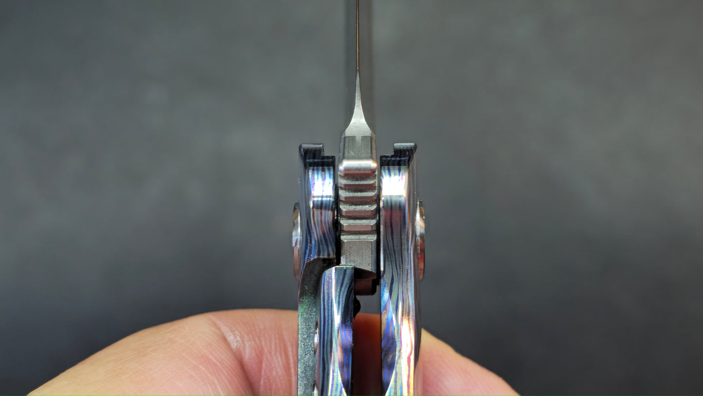 TwoSun TS223 Timascus Handle M390