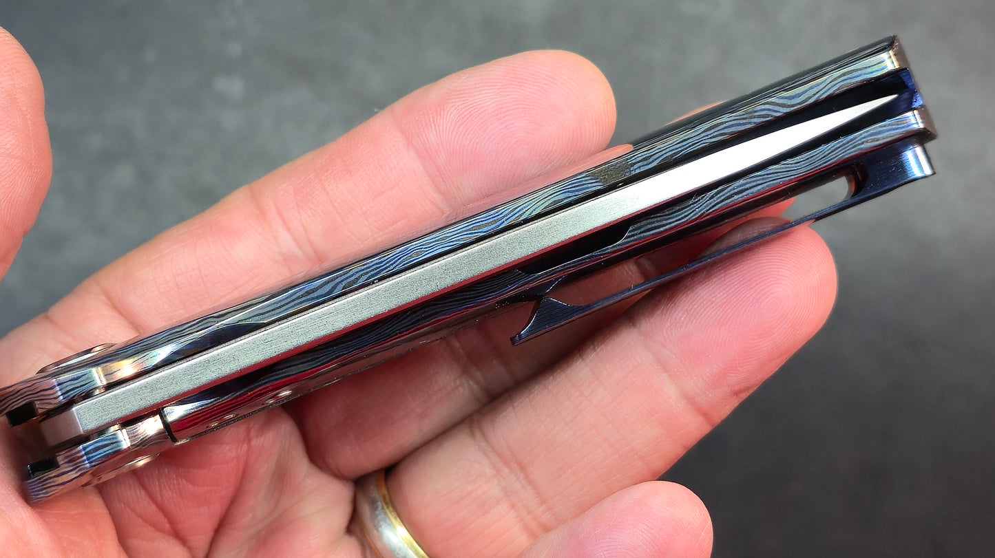 TwoSun TS223 Timascus Handle M390