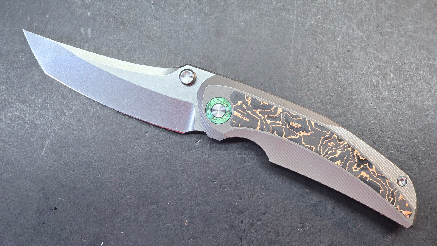 TwoSun TS499 Gray/Black Titanium/Carbon Fiber Handle YJ01-V1