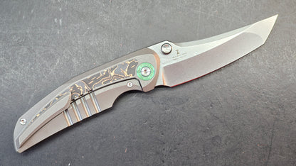 TwoSun TS499 Gray/Black Titanium/Carbon Fiber Handle YJ01-V1