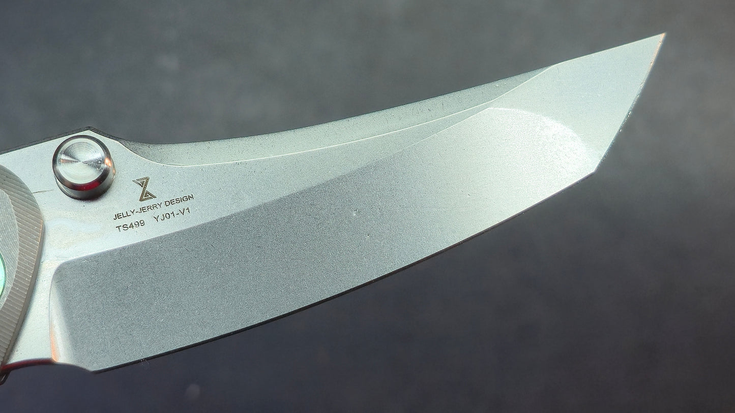 TwoSun TS499 Gray/Black Titanium/Carbon Fiber Handle YJ01-V1