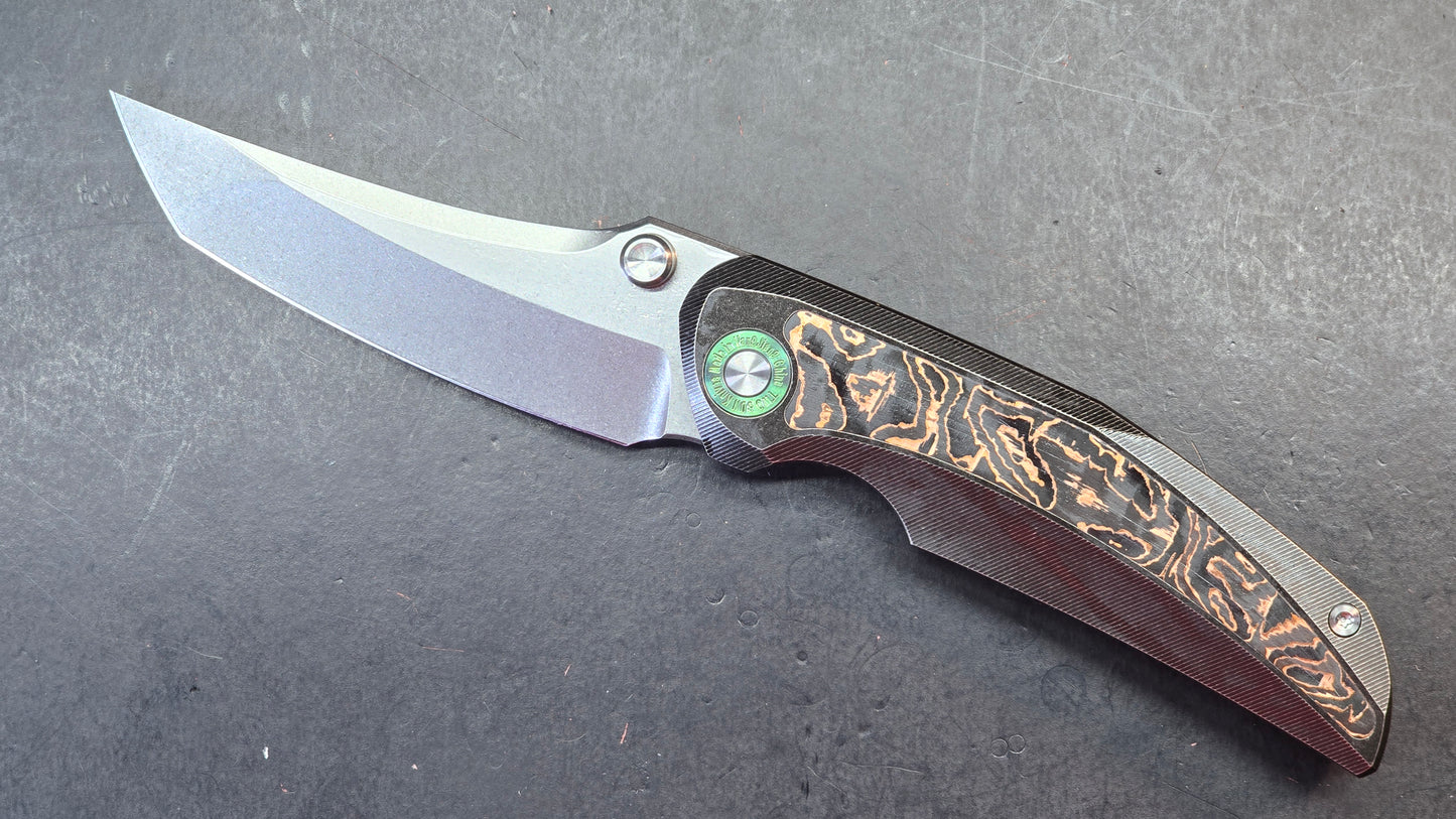 TwoSun TS499 Gray/Black Titanium/Carbon Fiber Handle YJ01-V1