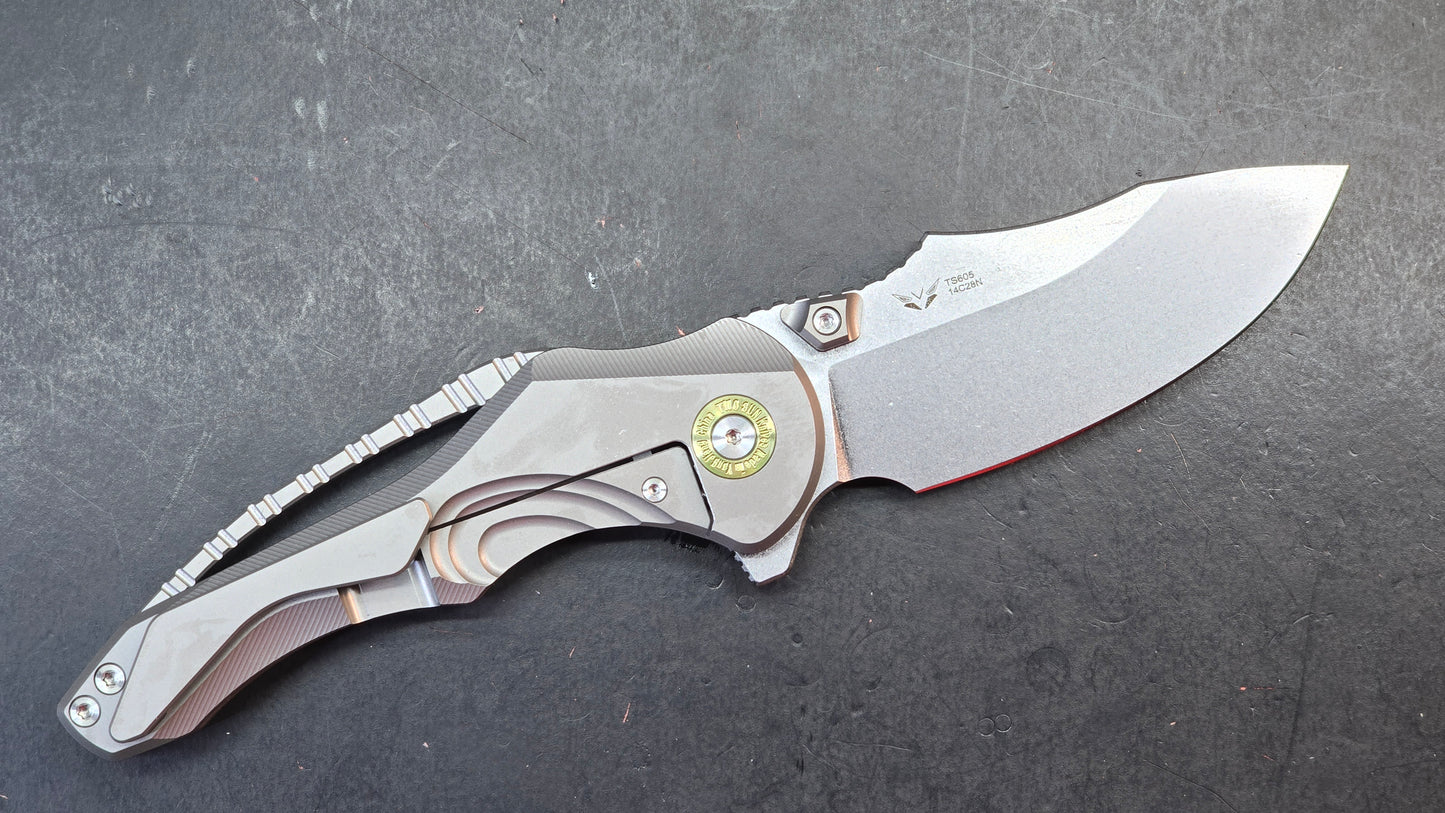 TwoSun TS605 Gray Titanium Handle 14C28N