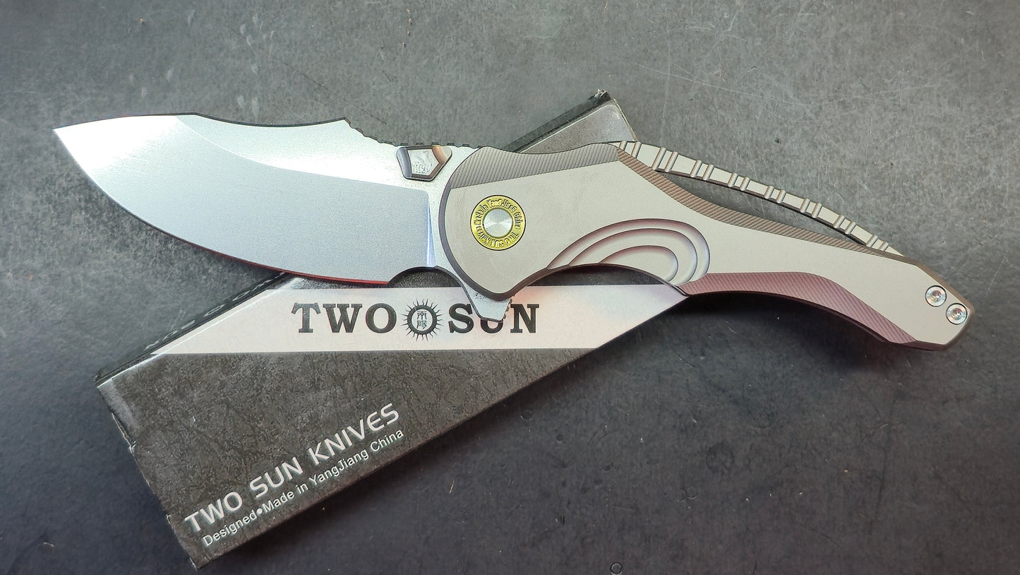 TwoSun TS605 Gray Titanium Handle 14C28N