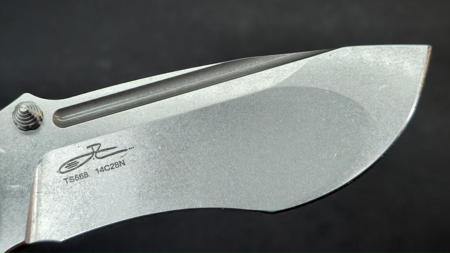 TWO SUN TS568 Titanium/Carbon 14C28N Blade