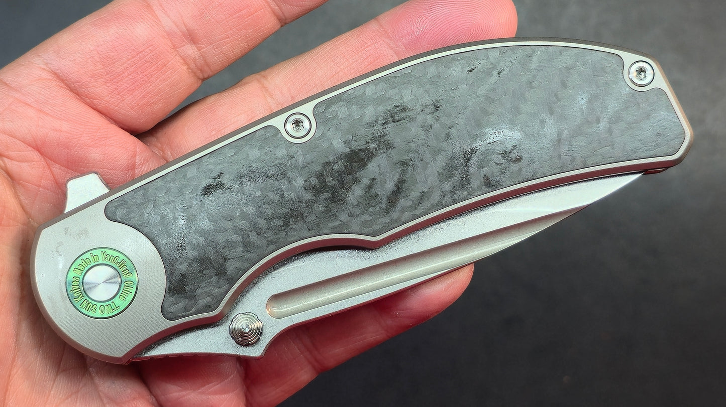 TWO SUN TS568 Titanium/Carbon 14C28N Blade