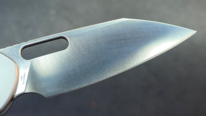 CJRB Pyrite Button Lock Knife Titanium S90V