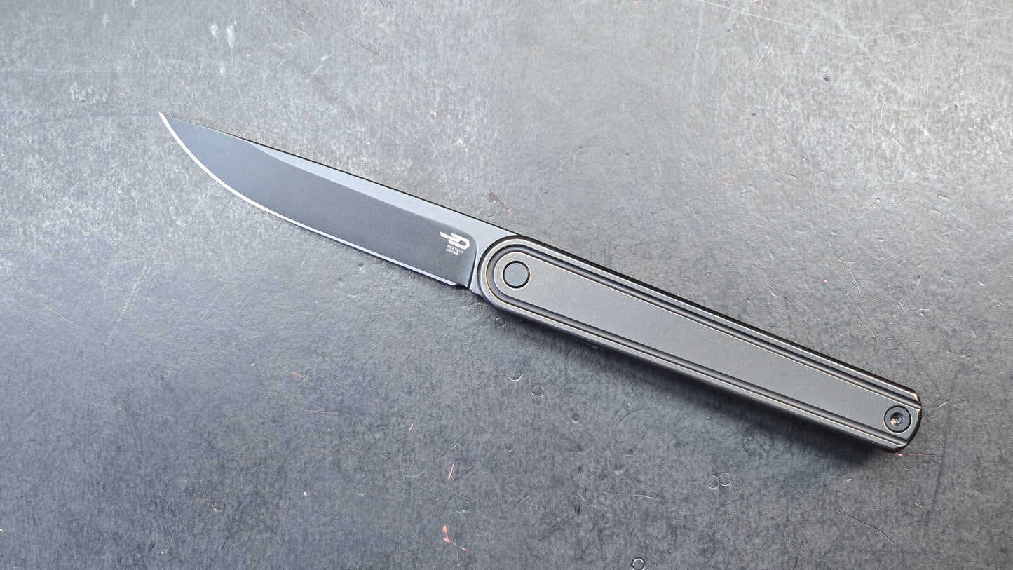 BESTECH INK BT2502D Black Titanium Handle 3.13'' MagnaCut Blade