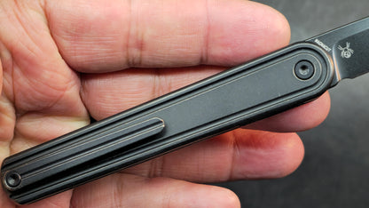 BESTECH INK BT2502D Black Titanium Handle 3.13'' MagnaCut Blade
